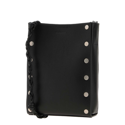 Tangle Small Calf Leather Crossbody - Black