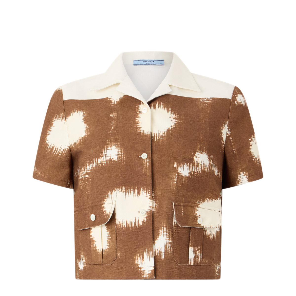 MAYFEYR - Prada - Canvas Shirt With Print - P412JSOOO187QF0005
