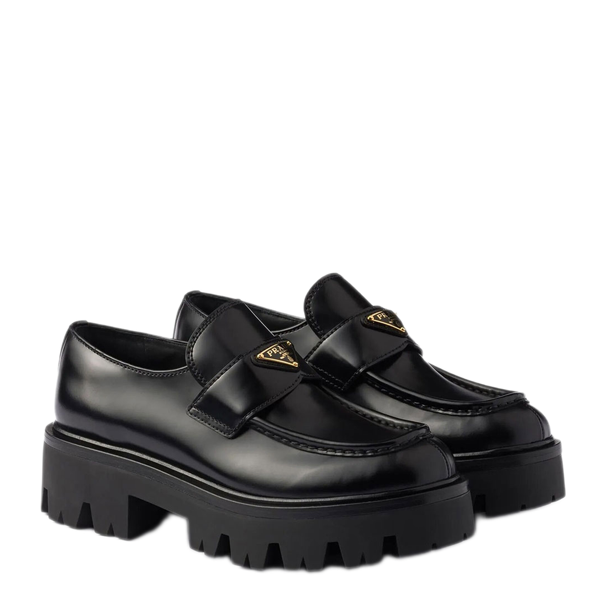 Brushed Leather Loafers