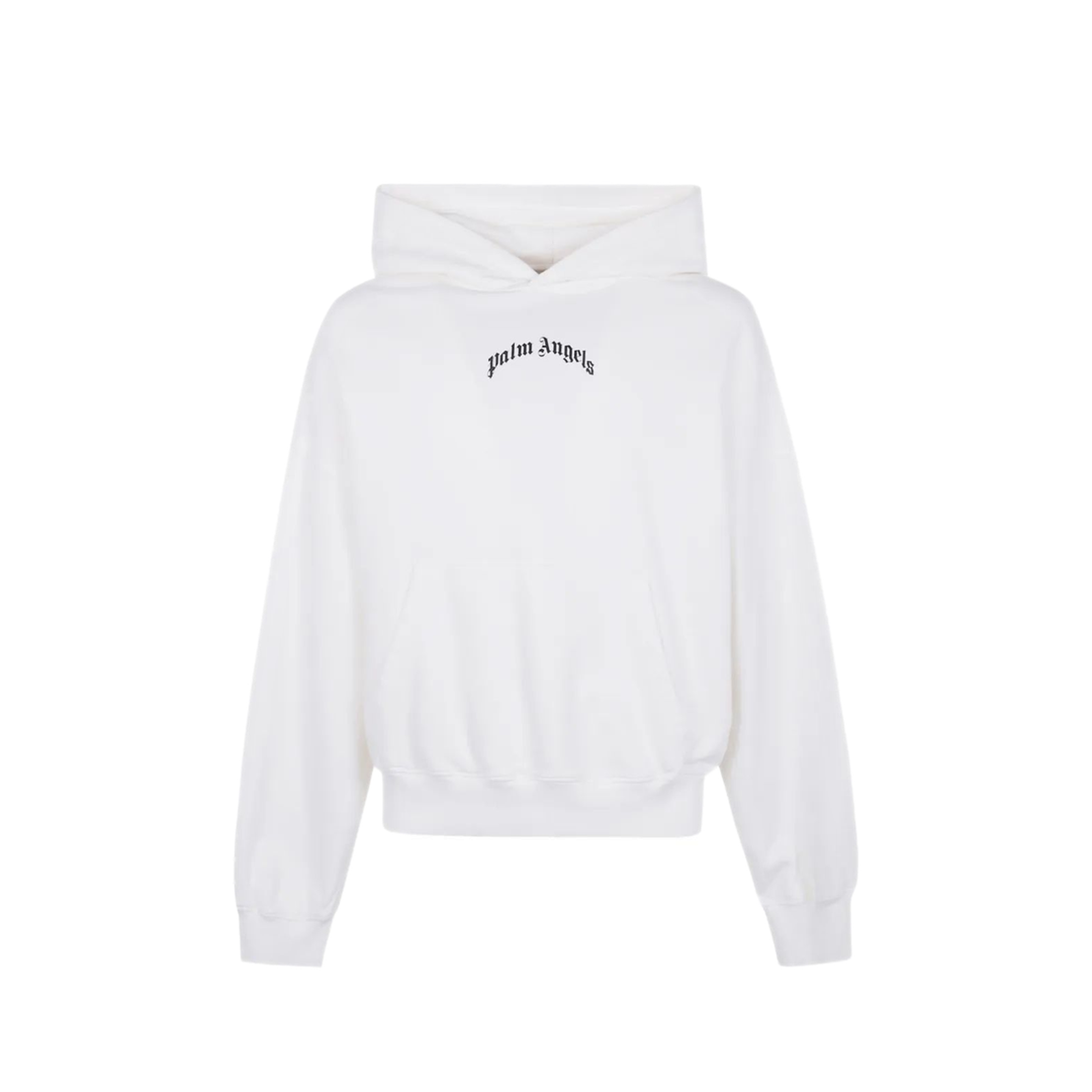 MAYFEYR - Palm Angels - Back Curved Logo Loose Hoody Off White - PMBB17EF25FLE0040310