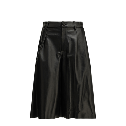 MAYFEYR - Semper - Formal Leather Shorts - 1802NAPPALISCIANERO