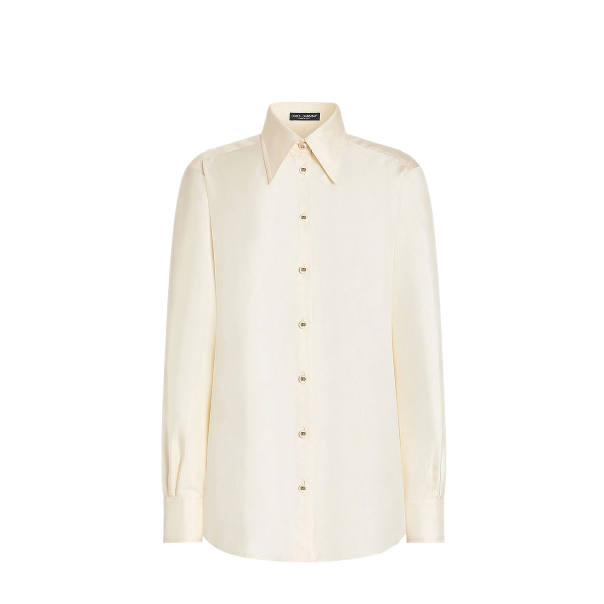 White Silk Shirt