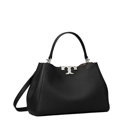 Eleanor Pebbled Medium Satchel Bag