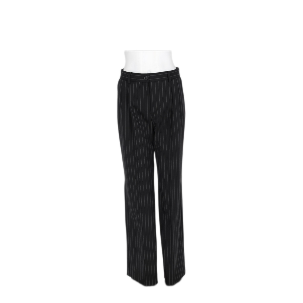 Wool Chalk Stripe Trousers