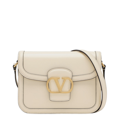 Ivory Leather 9to5 Shoulder Bag