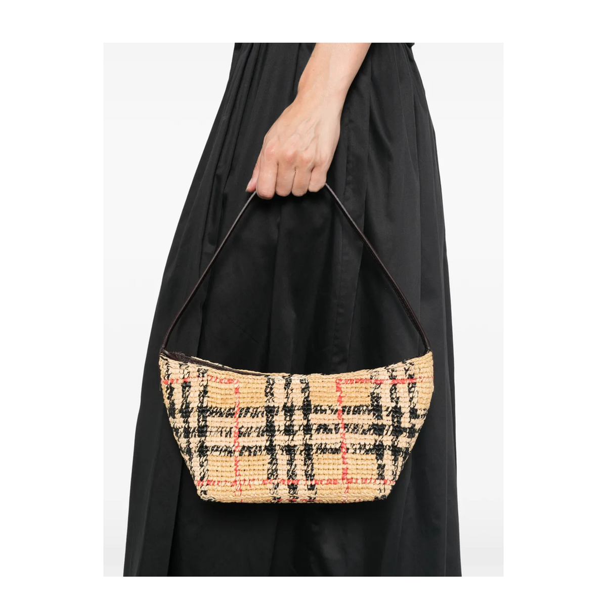 Margate Mini Raffia Shoulder Bag - Sand Beige