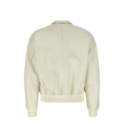 Leather Bomber Jacket