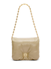 Goya Puffer Shoulder Bag, Gold Hardware