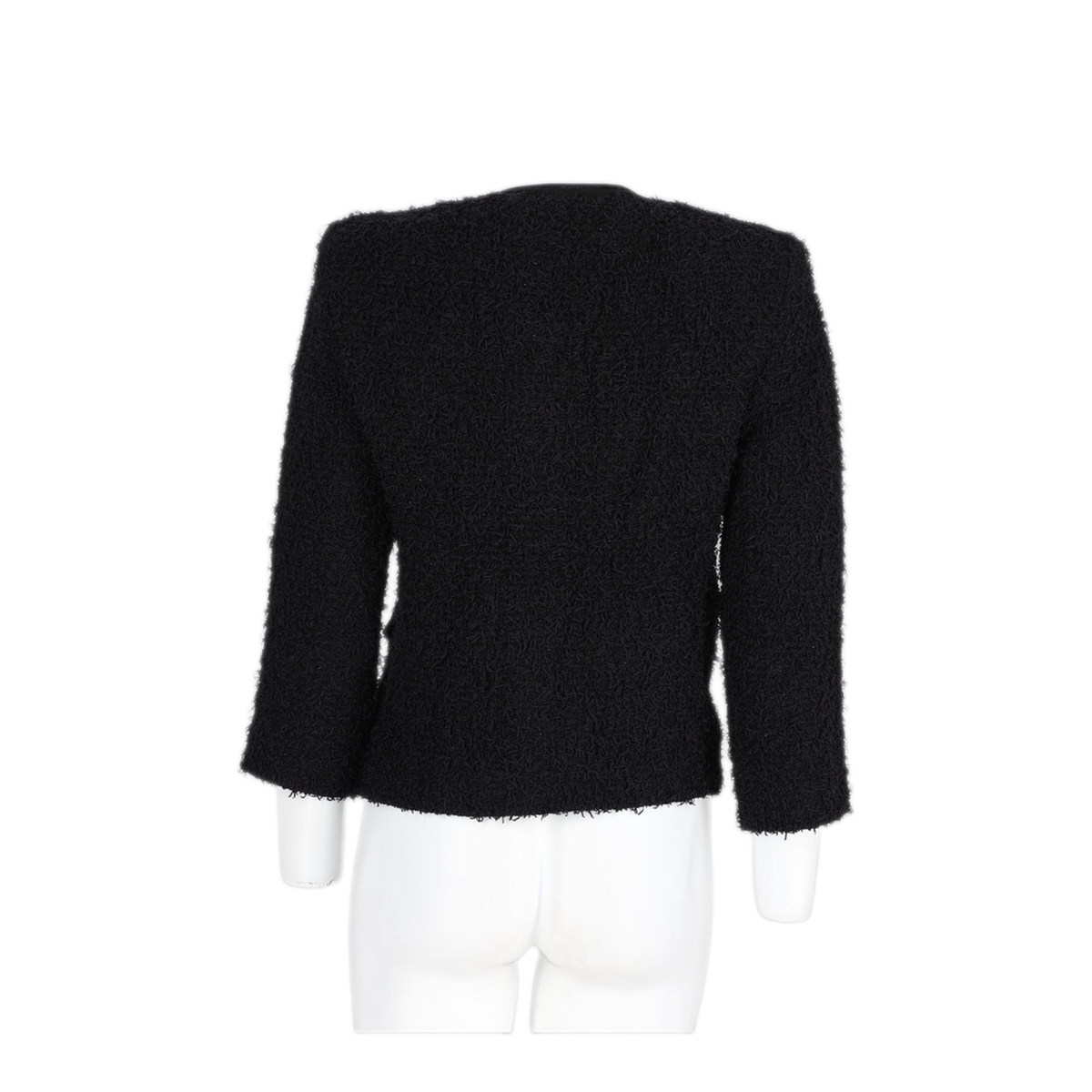 Double Breasted Tweed Cropped Jacket