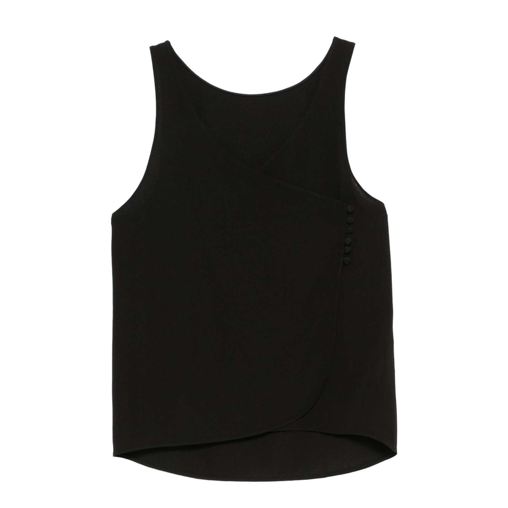 Black Wrap Design Top