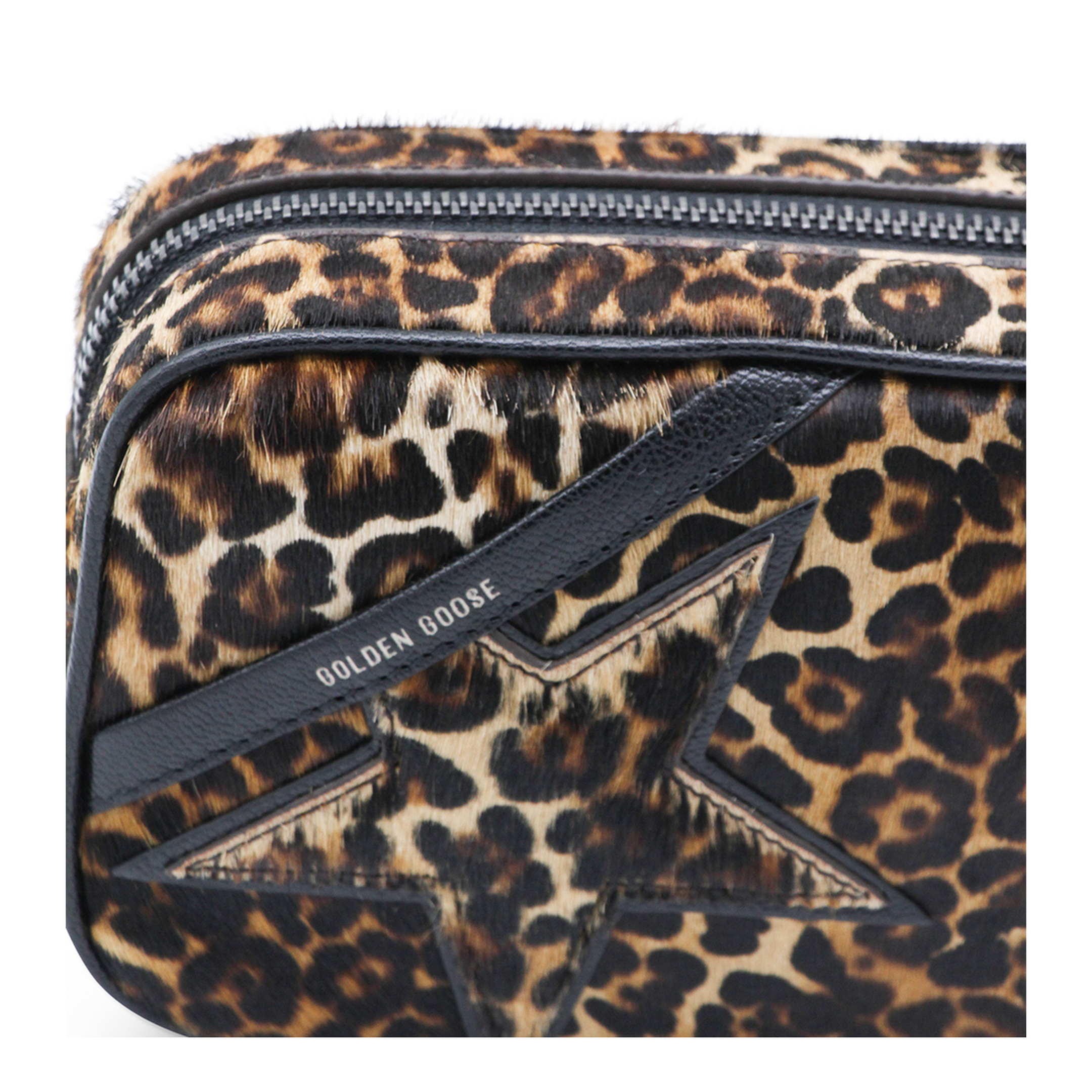 Mini Star Bag Mini Pony Skin Crossbody Bag - Beige, Brown and Black