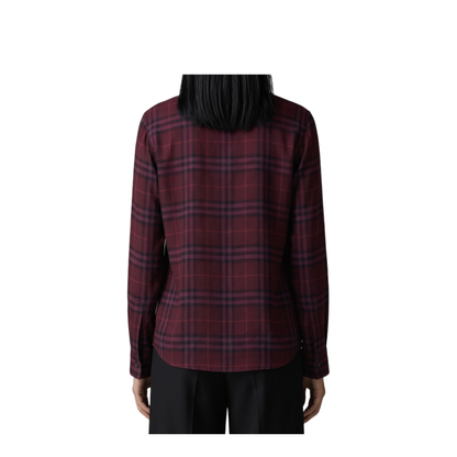 MAYFEYR - Burberry - Rhiannon Check Shirt With Scarf - 8132545C6645