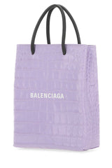 Shopping Phone Shoulder Bag Lilac/White