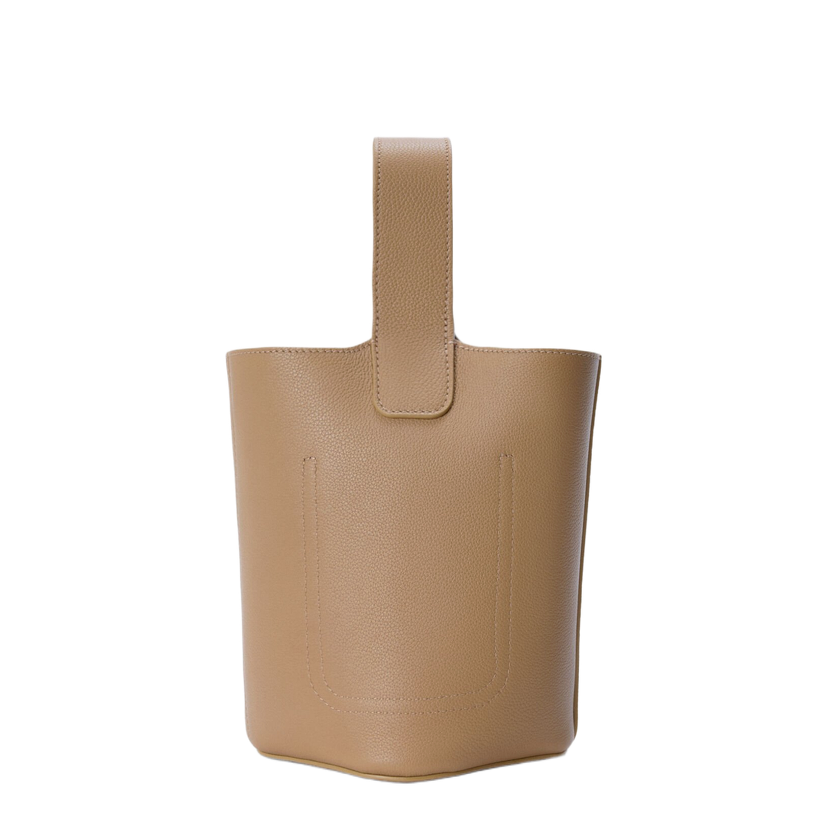 Mini Pebble Bucket in Soft Grained Calfskin