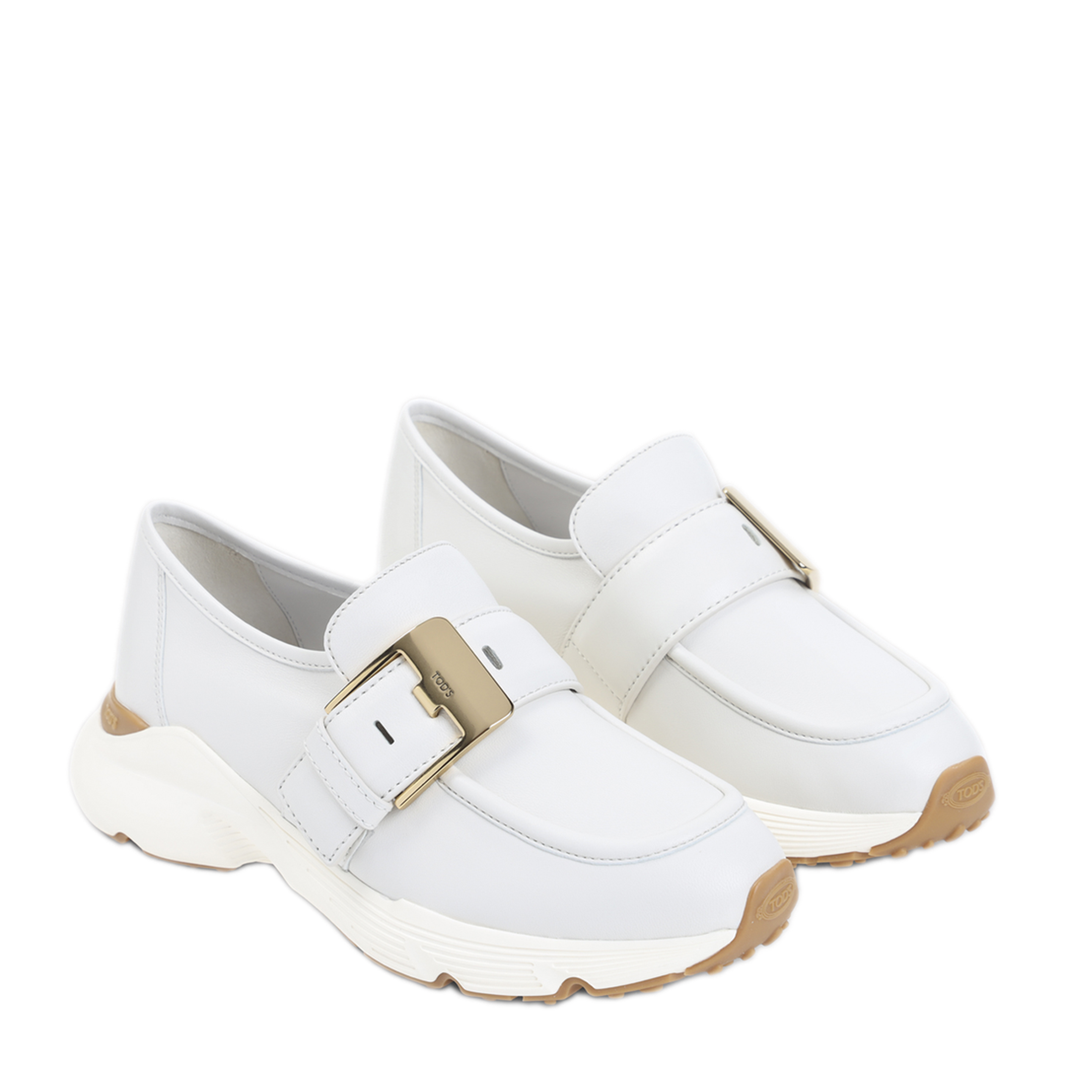 MAYFEYR - Tod's - White Lime Leather Sport Runner - XXW54C0JX90U1OB015BIANCO