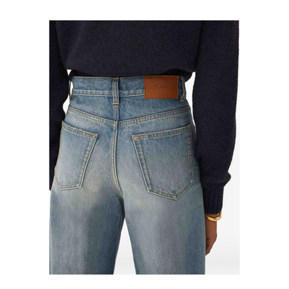 MAYFEYR - Chloè - High-Rise Cropped Denim Jeans - CH26SDP43252
