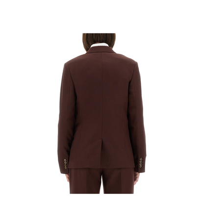Double-Breasted Wool Blazer