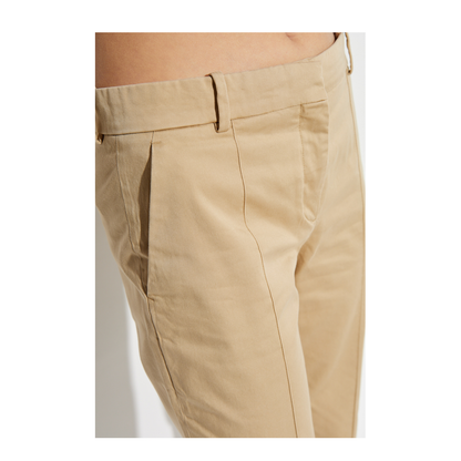 Pants with stitching on the legs