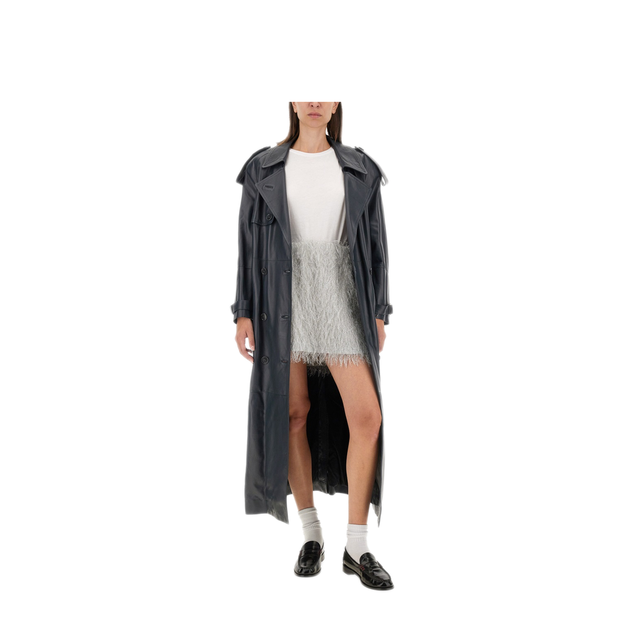 MAYFEYR - Salvatore Santoro - Leather Trench Coat - 47041GLOVASFALTO