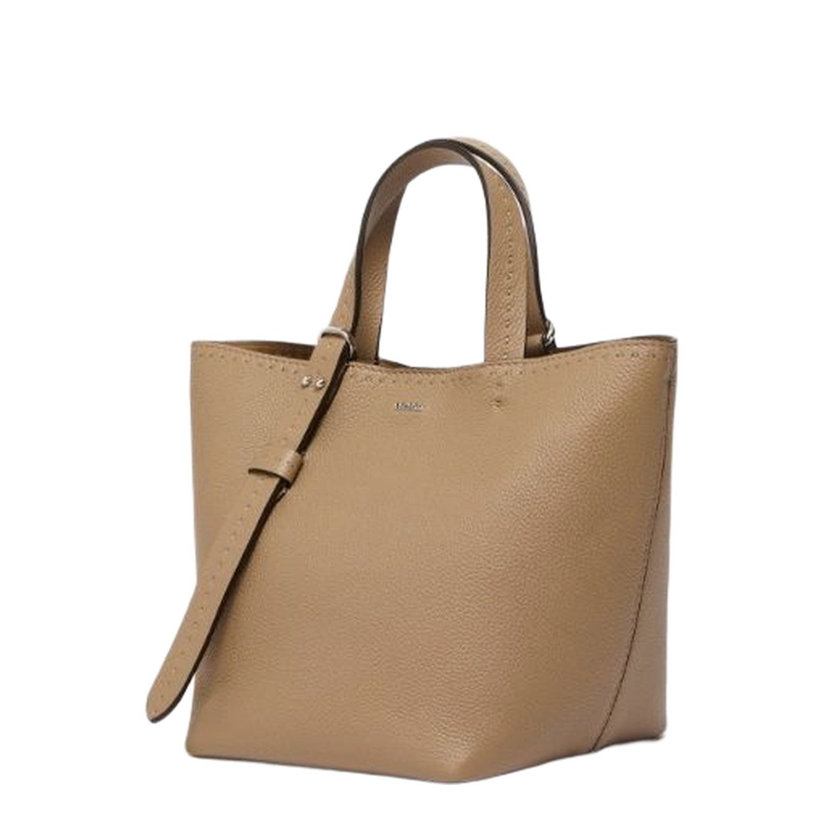 Hand or Arm Bag in Tumbled Calfskin Leather Archetipo Extra Small
