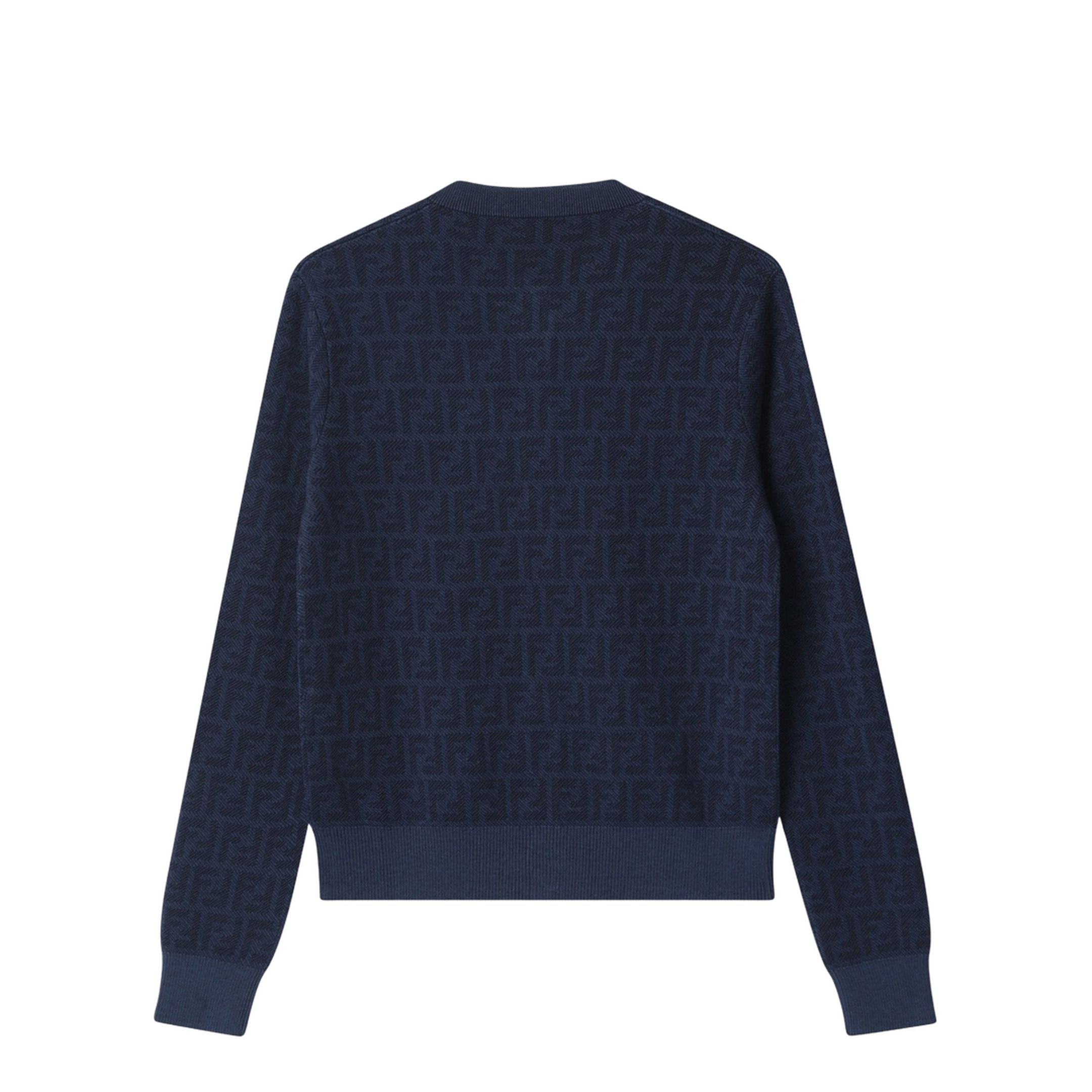 Blueberry FF Wool Cardigan