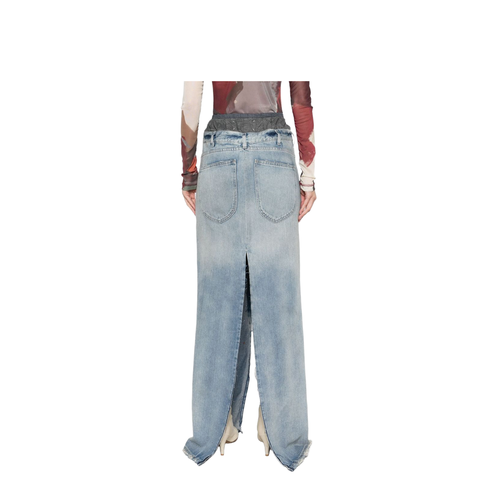 Anonymity of the Lining Denim Skirt