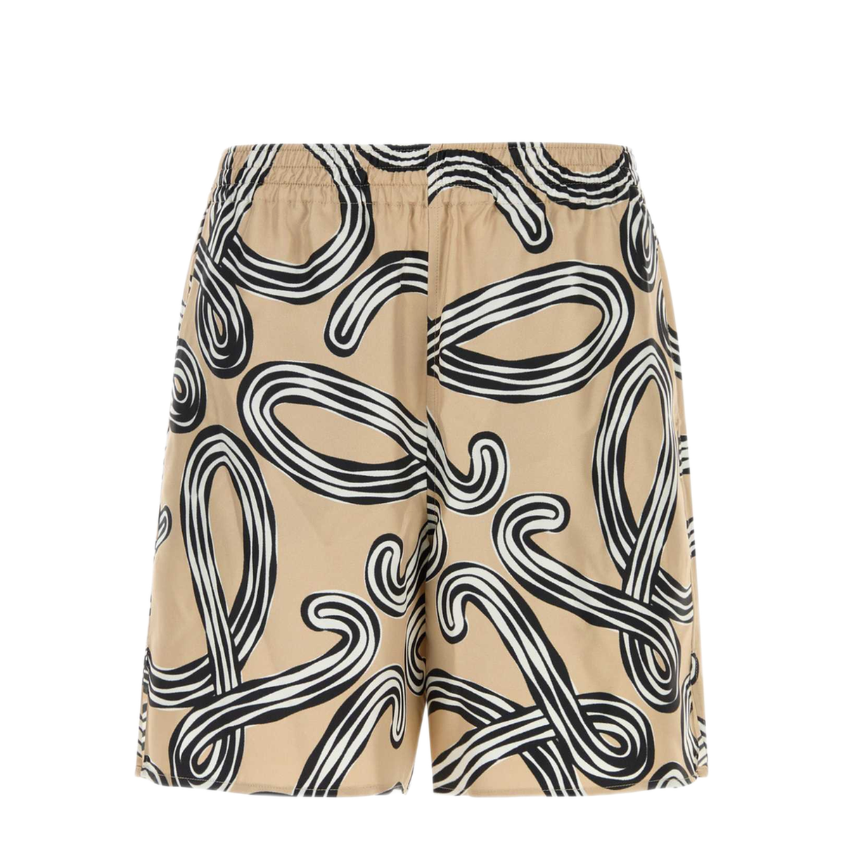 MAYFEYR - Loewe - Printed Silk Shorts - S616Y1AX23BEIGEBLACK