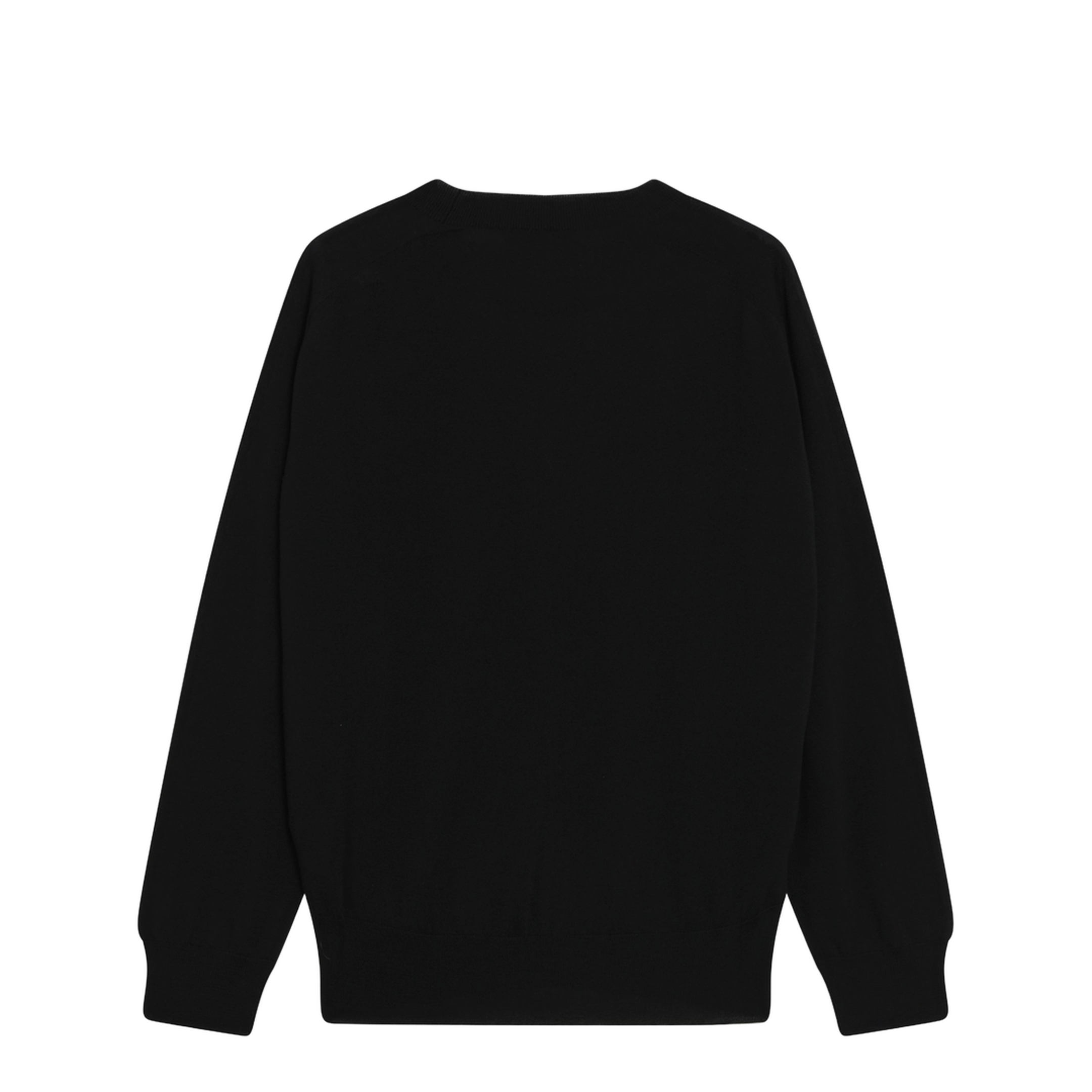 MAYFEYR - Ami Paris - Black De Coeur Wool Sweater - HKS866KN00390180
