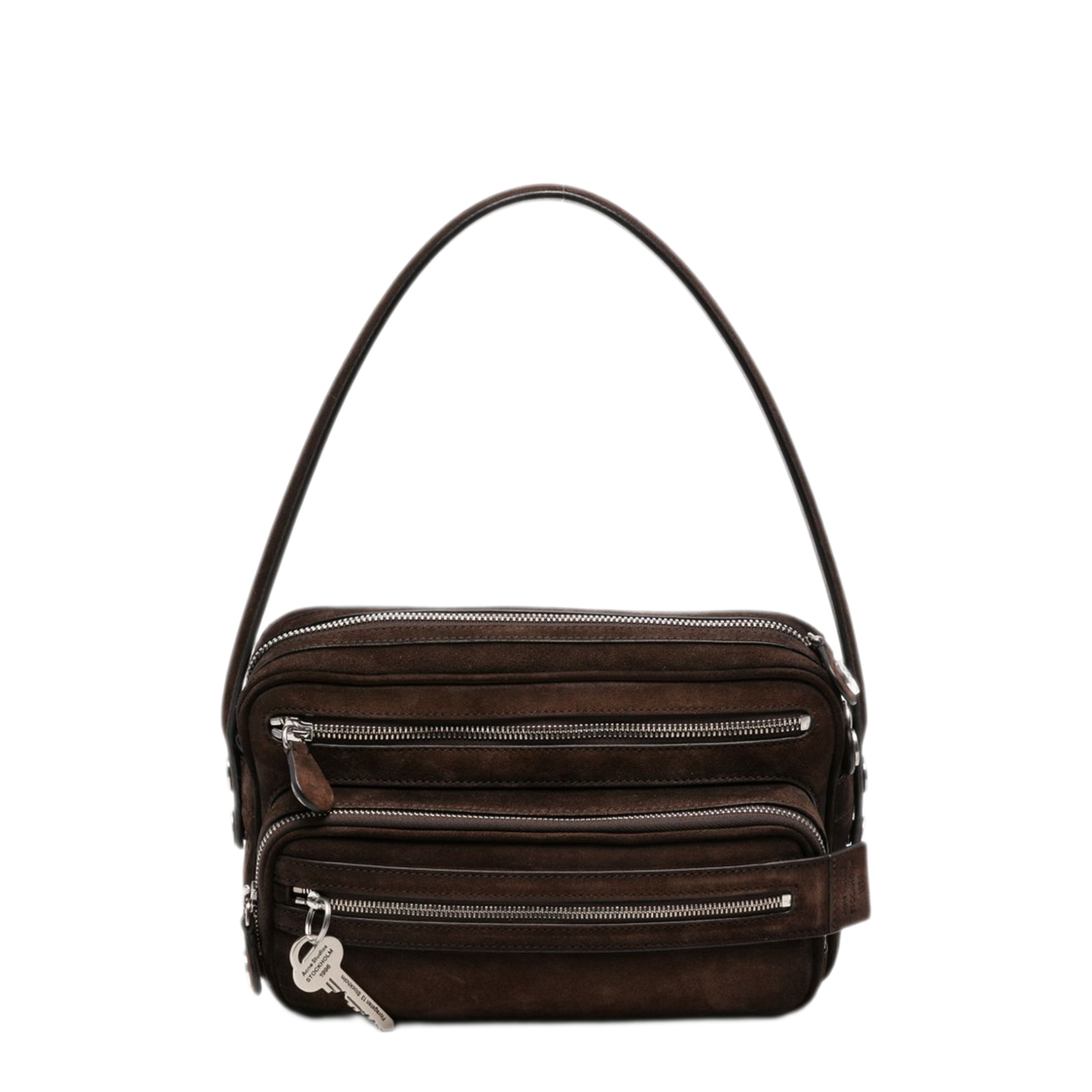 MAYFEYR - Acne Studios - Brown Suede Shoulder Bag - C10338ADM