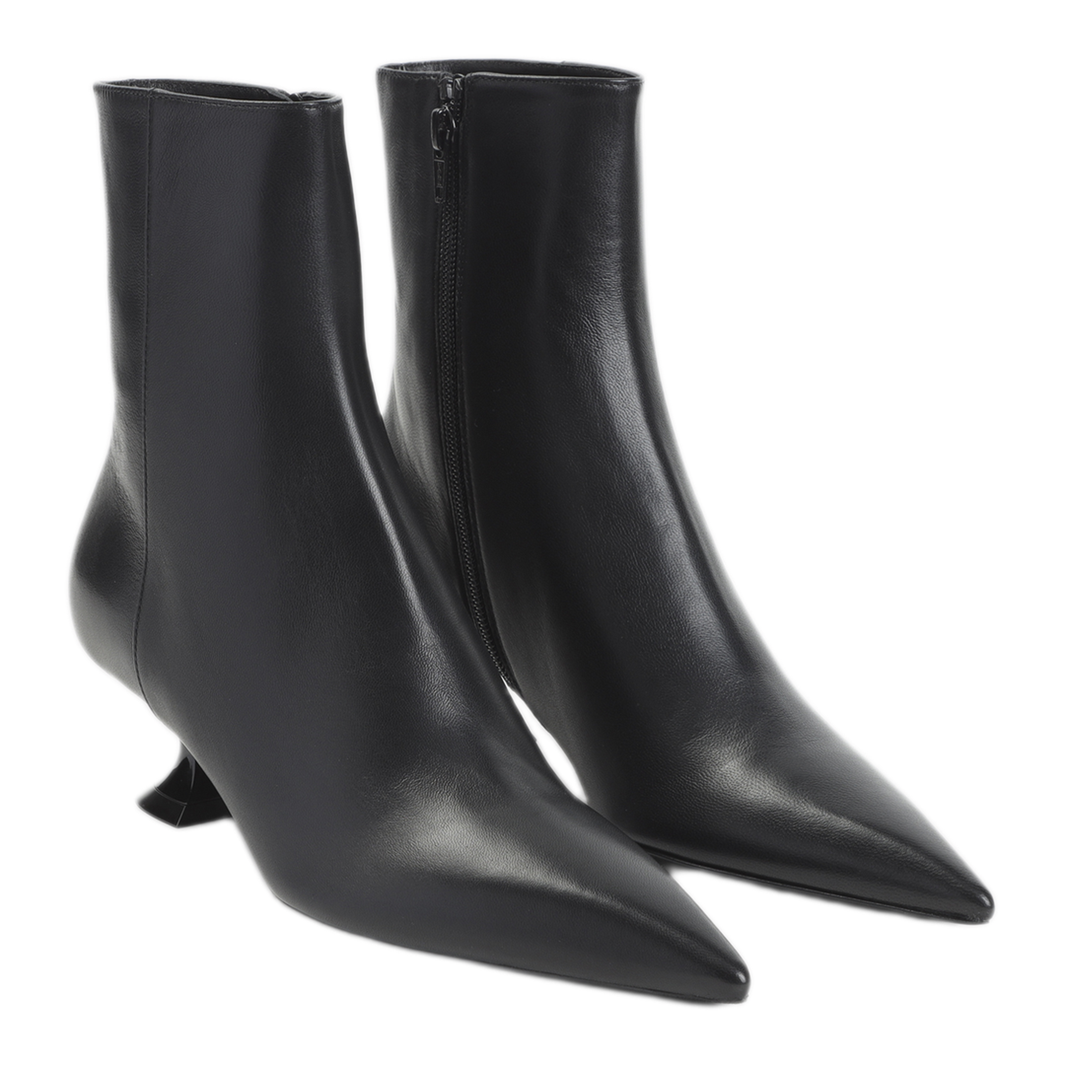 MAYFEYR - Lanvin - Kitten Heel 50 Mm Ankle Boots - FWBOGA0KNAPAH2510