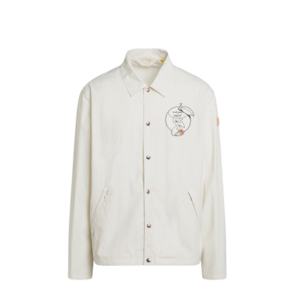 White Satsuma Shacket in Canvas and Nylon