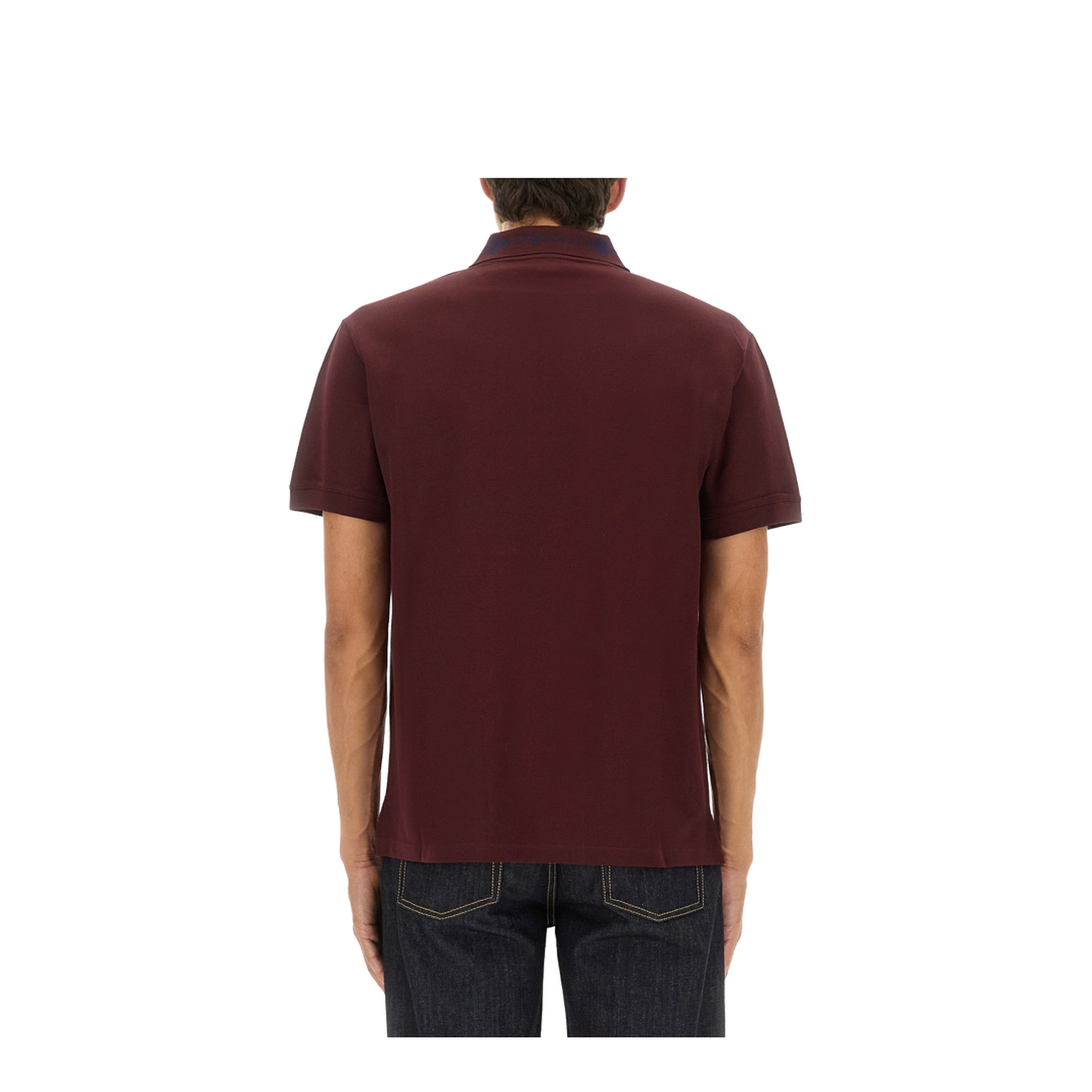 Polo Shirt with Logo on the Collar