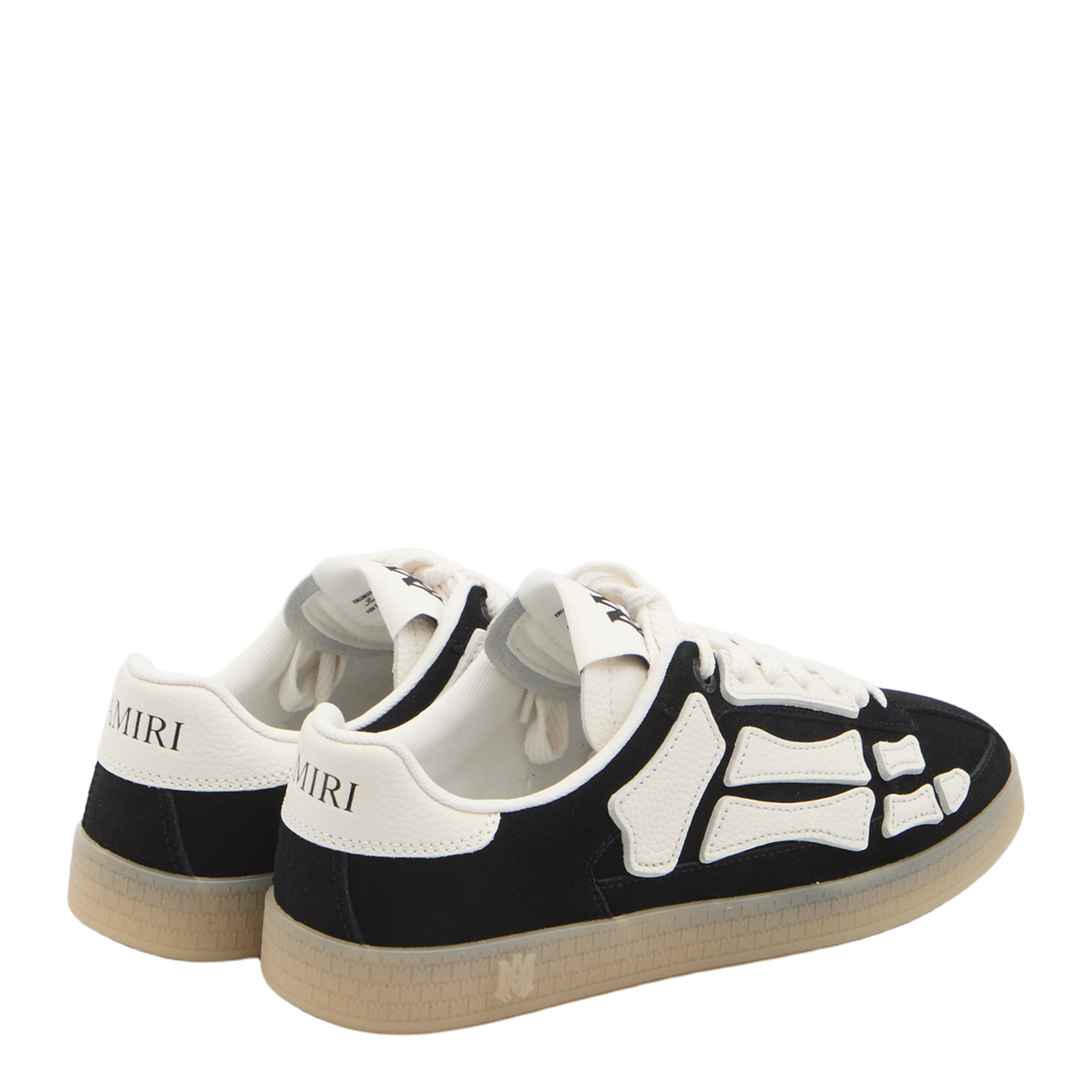 Pacific Bones Black Low Top Sneakers