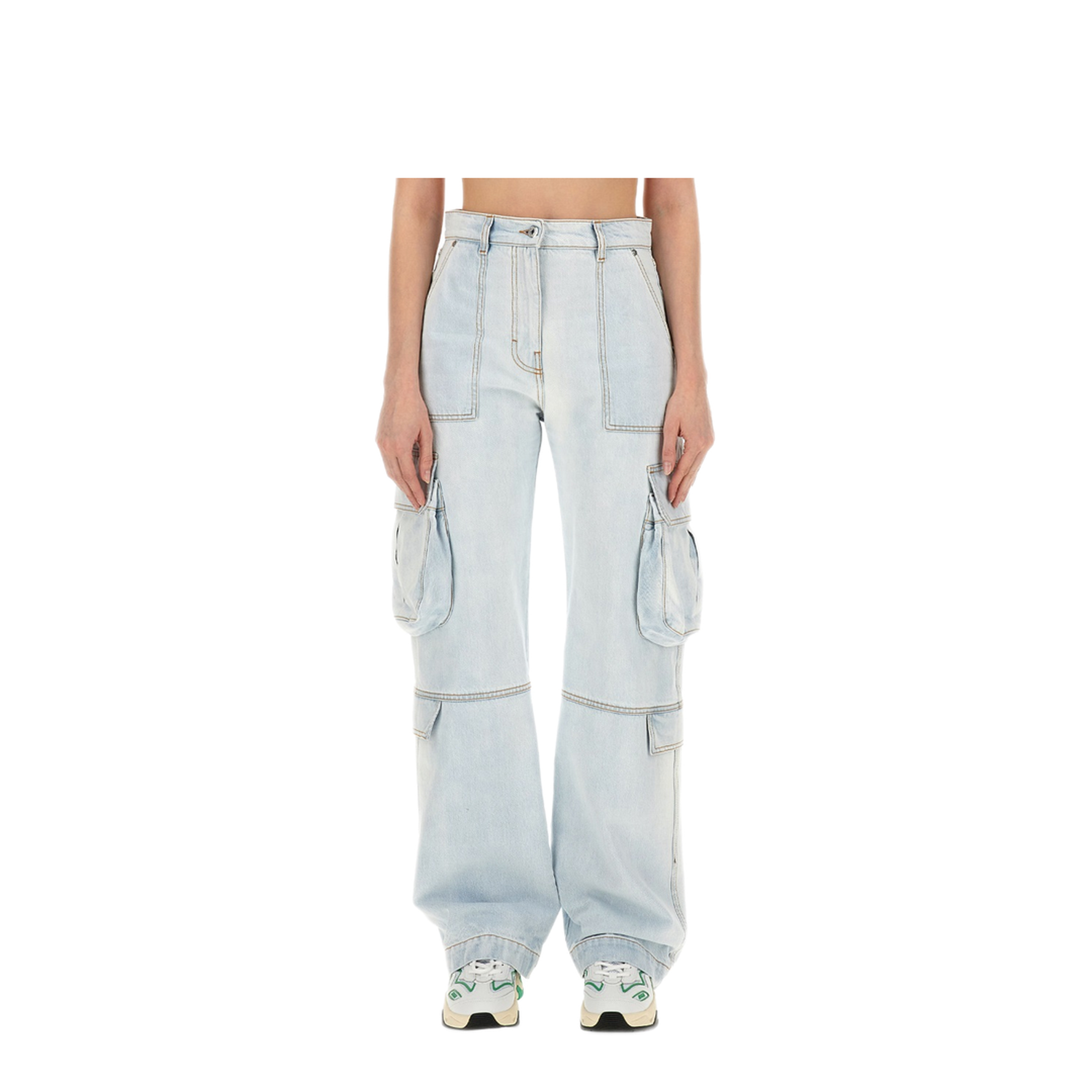 MAYFEYR - MSGM - Denim Cargo Pants - 3641MDP254L24726982