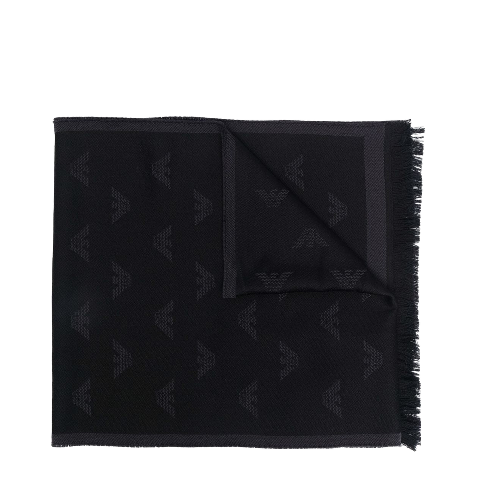 Allover Logo Wool Scarf