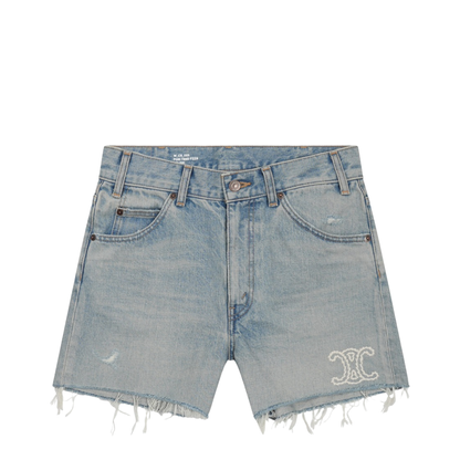 Shorts with Logo Embroidery