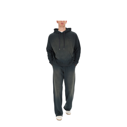 Sweatshirt with Bleached Effect