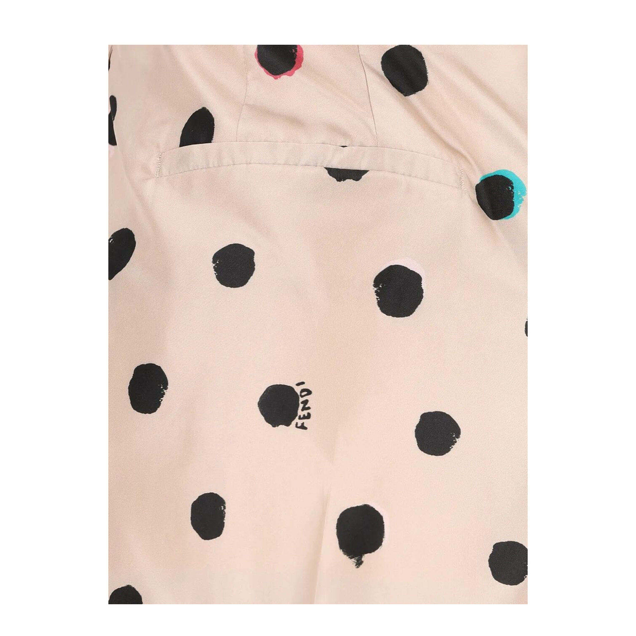 MAYFEYR - Fendi - Dots-Print Taffeta Flared Shorts - FR6690AVJQ