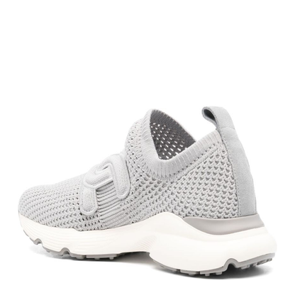 Light Grey Slip-On Sneakers