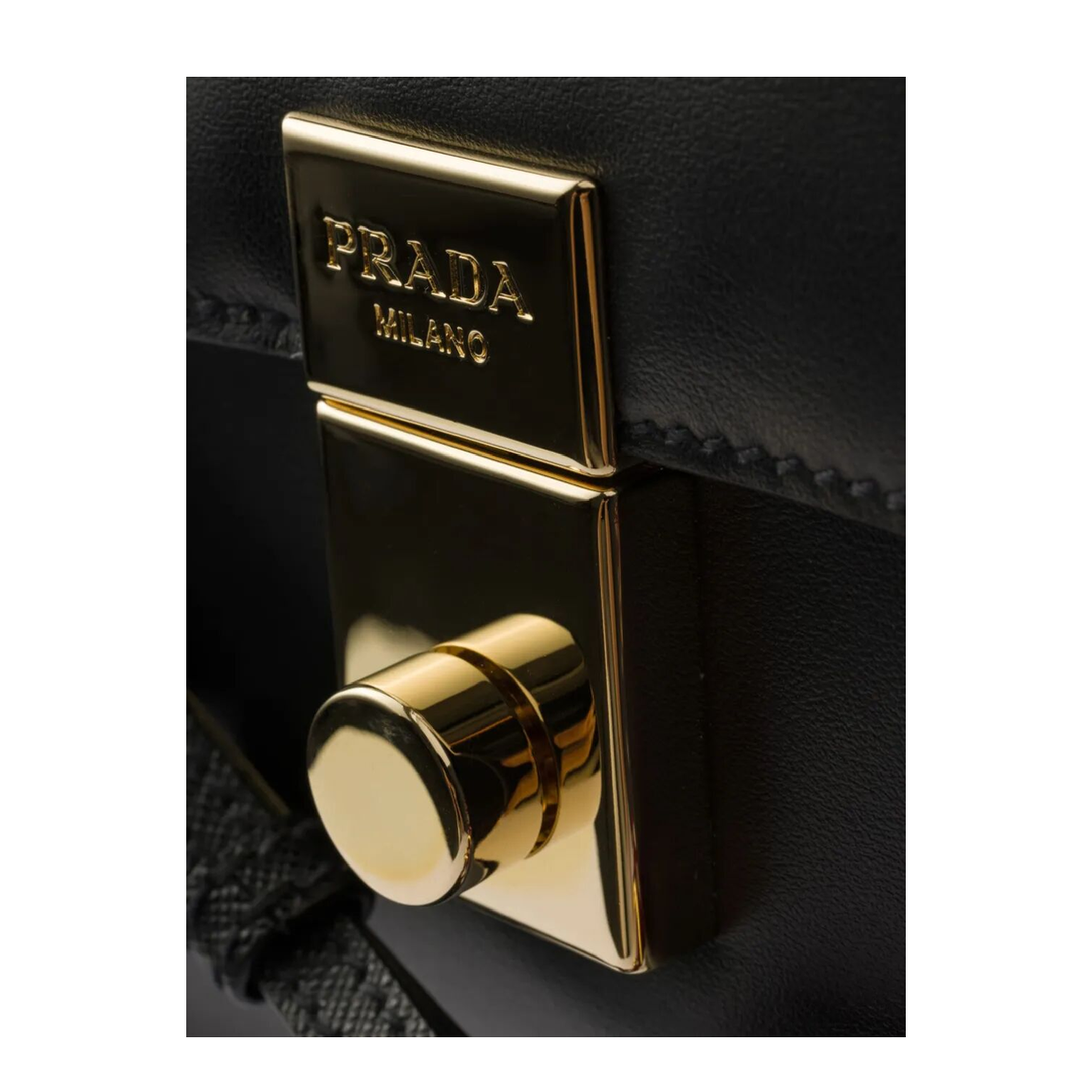 MAYFEYR - Prada - Soft Sound Small Leather Shoulder Bag With Charms - 1BD379VOO62C6A