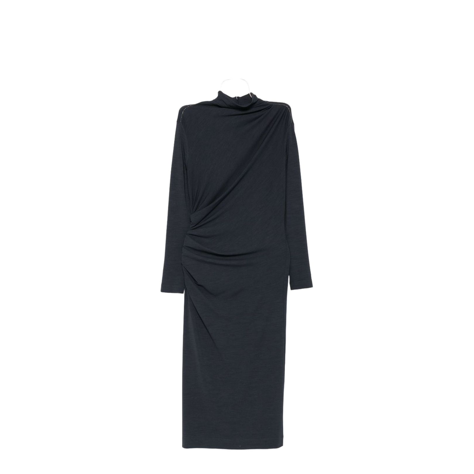 Wool Blend Midi Dress