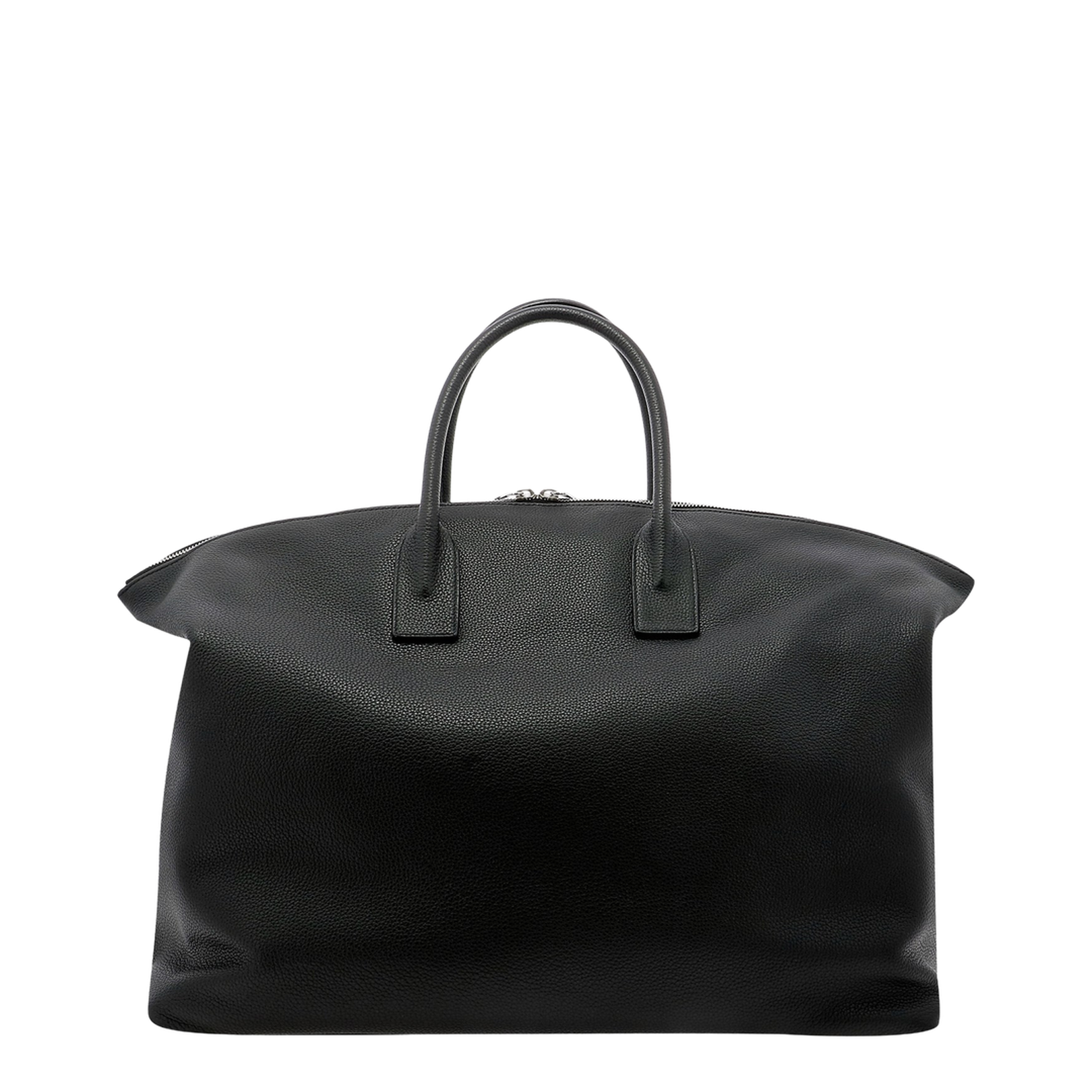 Giant Bowling Bag in Soft Grained Leather