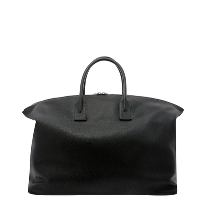 Giant Bowling Bag in Soft Grained Leather