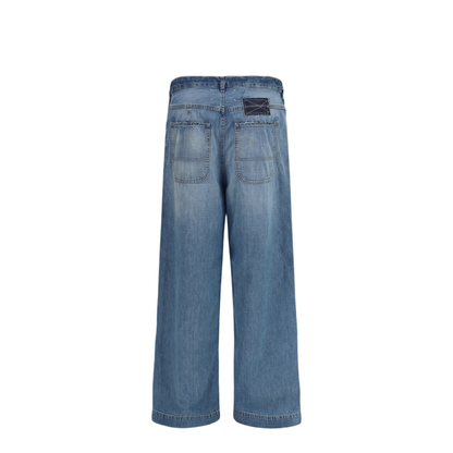 MAYFEYR -  - Patchwork Detail Wide Leg Jeans - S51KA0615M30021963