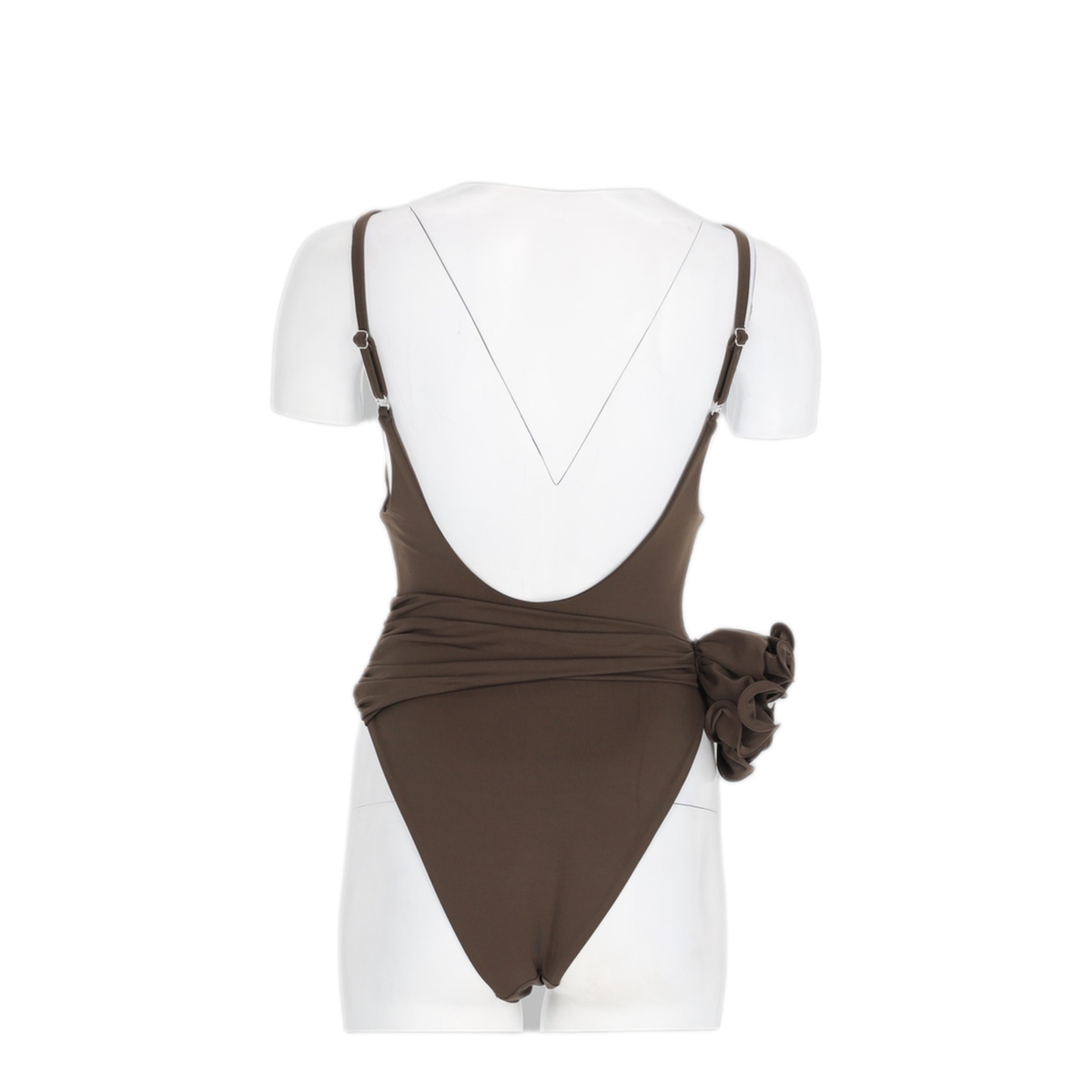 Costume Da Bagno Intero Con Dettaglio Arricciato