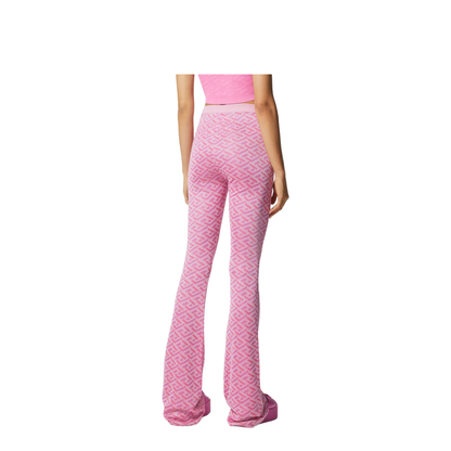 23 SS Jacquard Pants with Greek Print