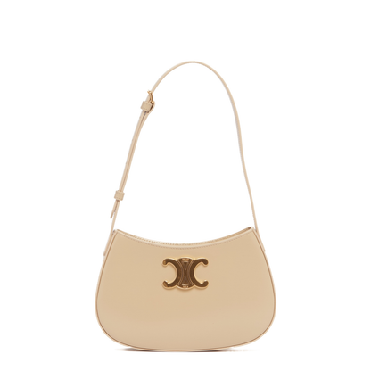 Medium Tilly Bag in Shiny Calfskin - Black