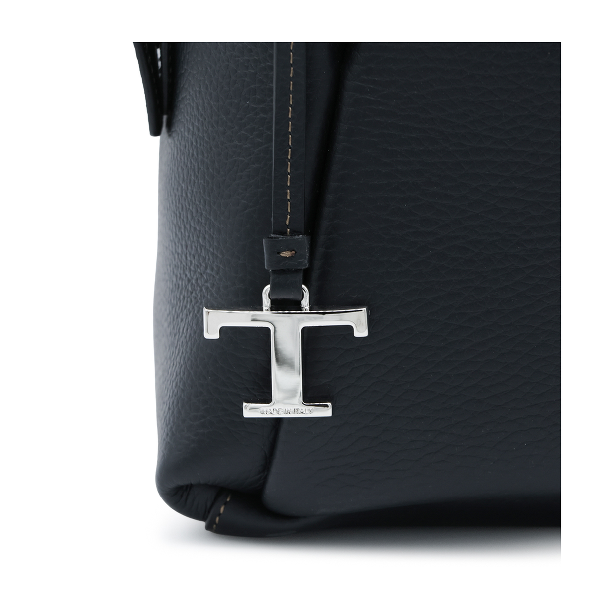 T Timeless Small Calfskin Handbag - Black