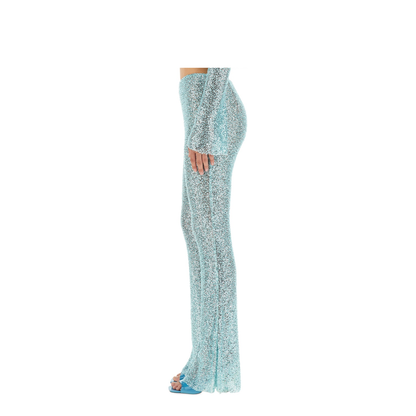 MAYFEYR - Self Portrait - Beaded Pants - PF23195PBLBLUE
