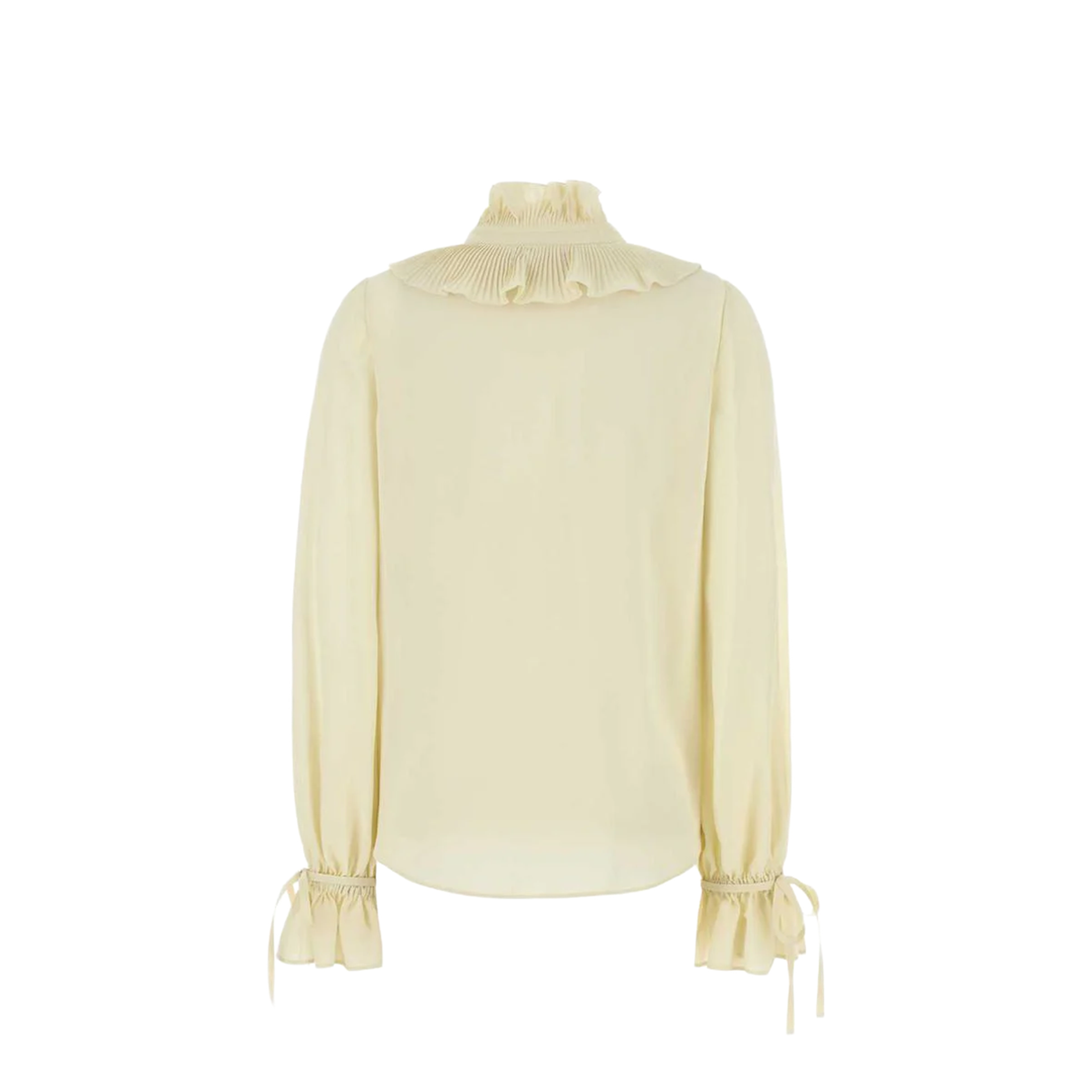 Cream Crepe Shirt